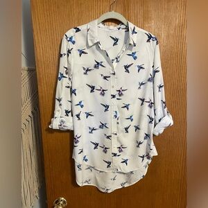 Lightweight hummingbird shirt - Sz M